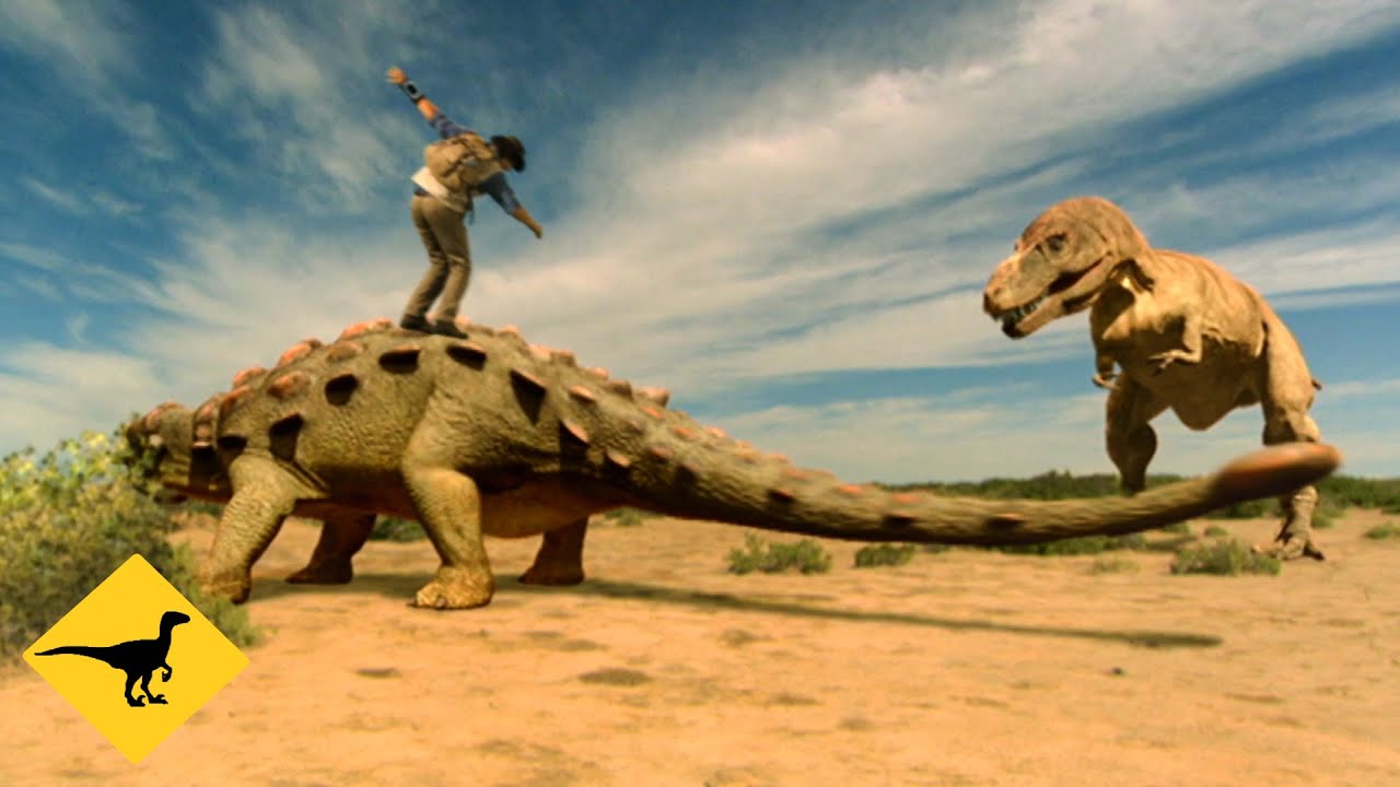 An Ankylosaur Fight! | Andy's Prehistoric Adventures | Andy's Amazing Adventures