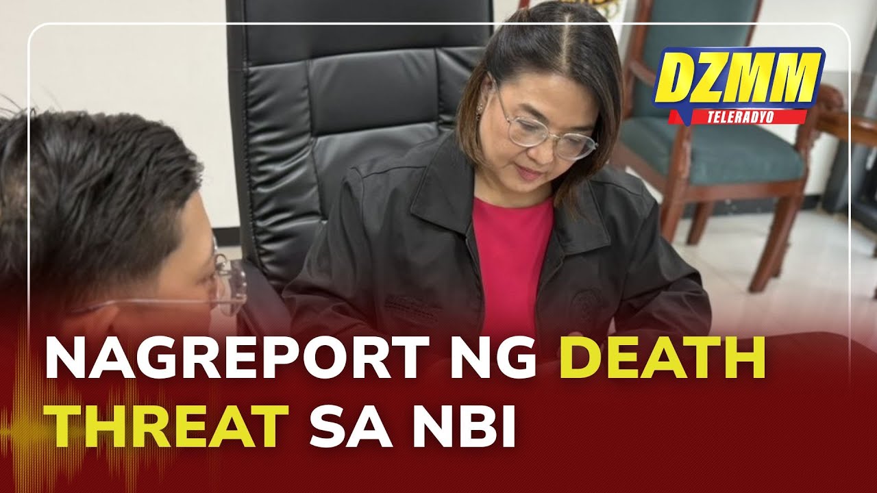 Castro files NBI report over alleged death threat | DZMM Teleradyo (13 January 2026)