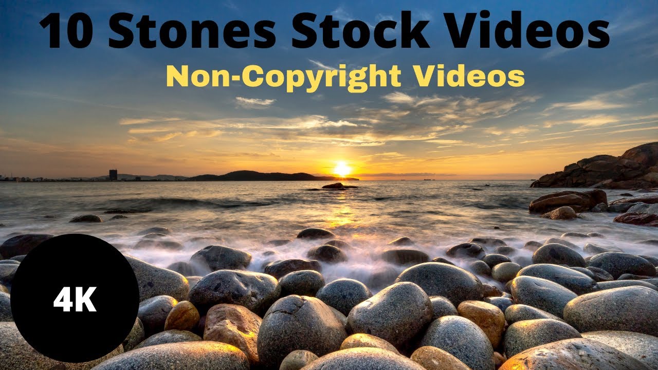 Top 10 Stones Stock Videos | Non-Copyright Videos | Royalty-Free Videos | HD Videos | 4K Videos |