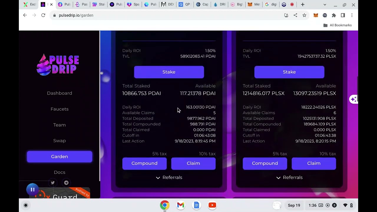 Part 2 Easy Strategy for Good technology Pulsechain Reflections and Pdrip, protect your Mental.