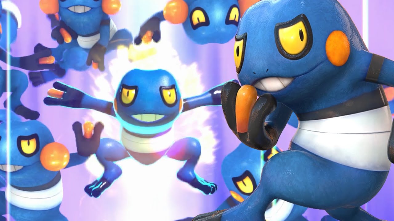 Pokkén Tournament DX - Croagunk Complete Moveset