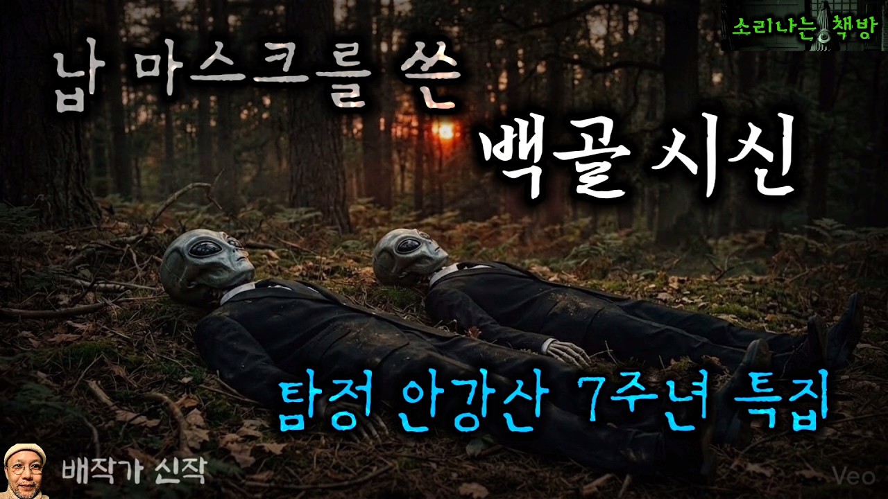 [추리] 납 마스크를 얼굴에 쓴 백골시신 두 구_탐정 안강산 7주년 특집 145화 (오디오북|자막) 소리나는 책방 창작 스토리 Korean Detective Audio Story