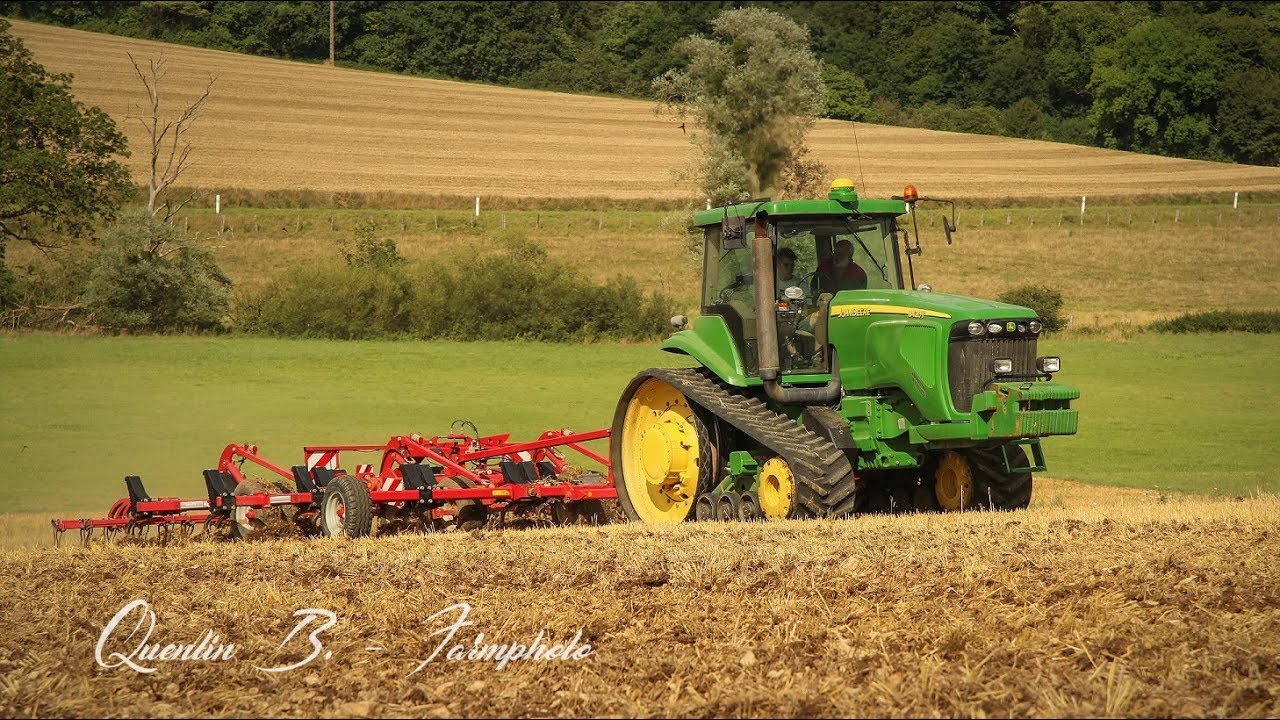 D&eacute;chaumage XXL - John Deere 8420T / Horsch 8FG