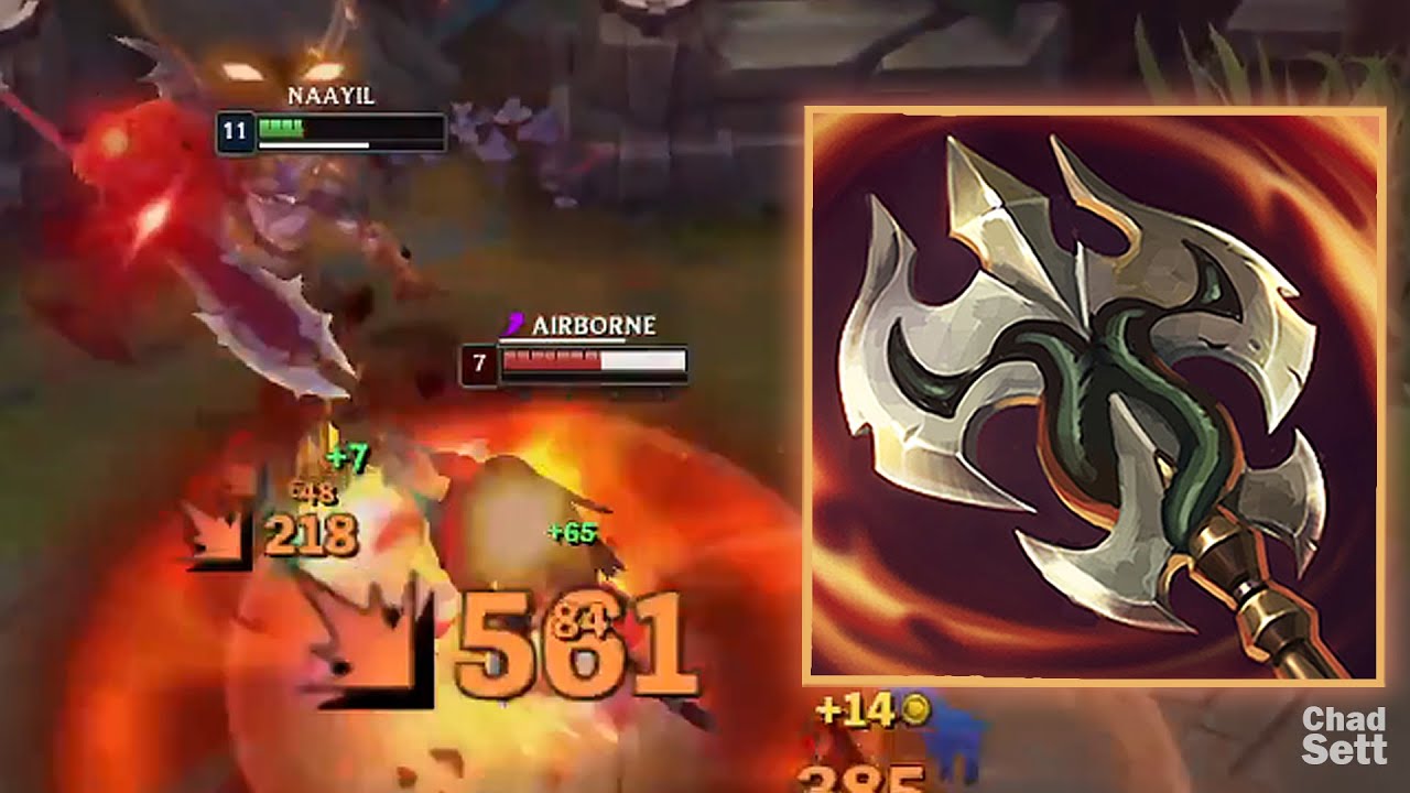 When Aatrox buy Ravenous Hydra..