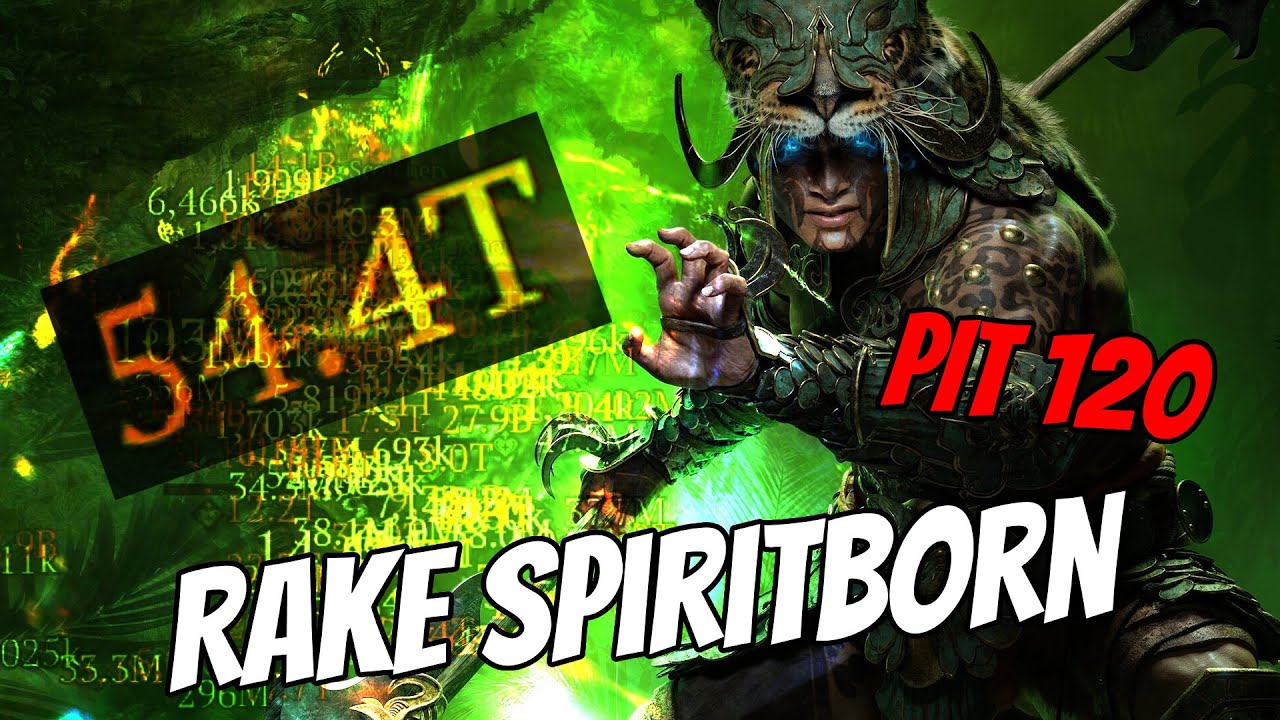 Diablo 4 - TENS OF TRILLIONS of Damage Spiritborn with Mekuna's Evade Rake Build!