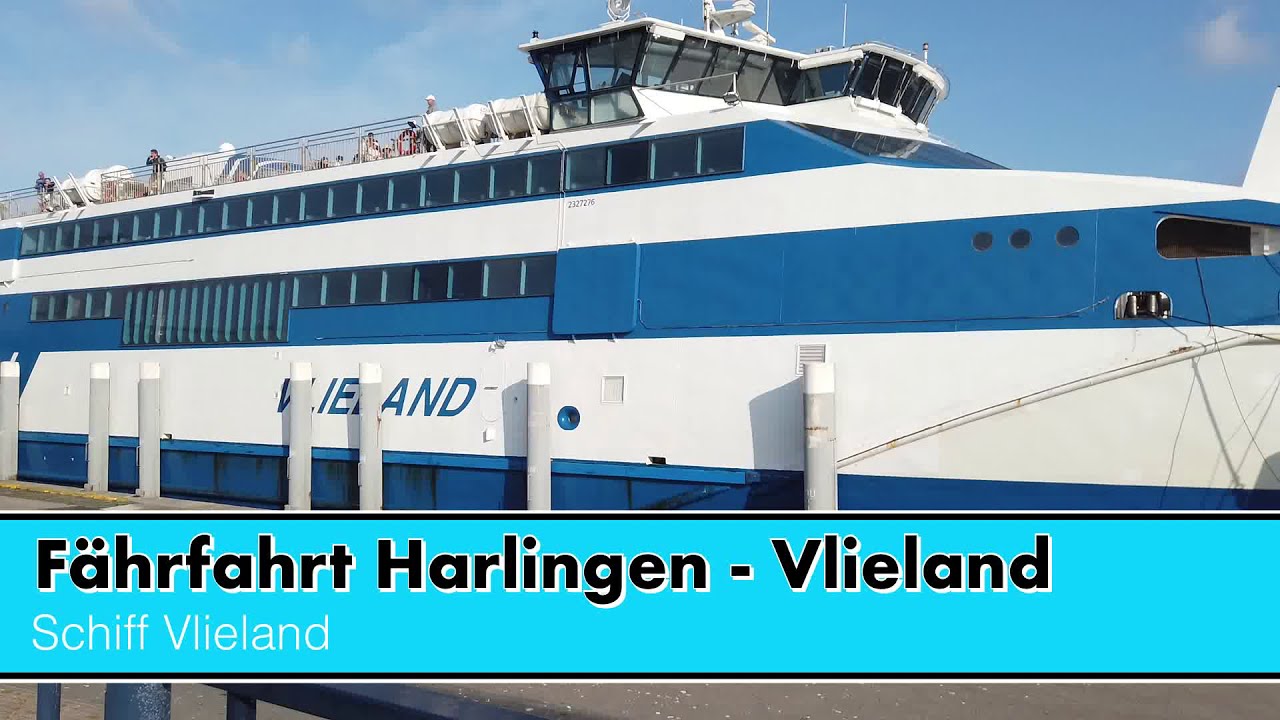 Fährfahrt Harlingen nach Vlieland - Schiff Vlieland