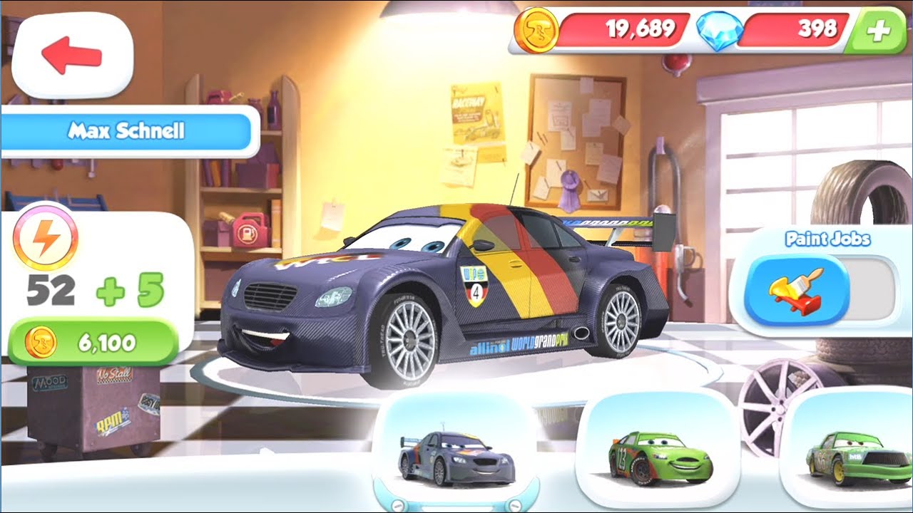 Disney Pixar Cars Fast as Lightning - Max Schnell Race Track
