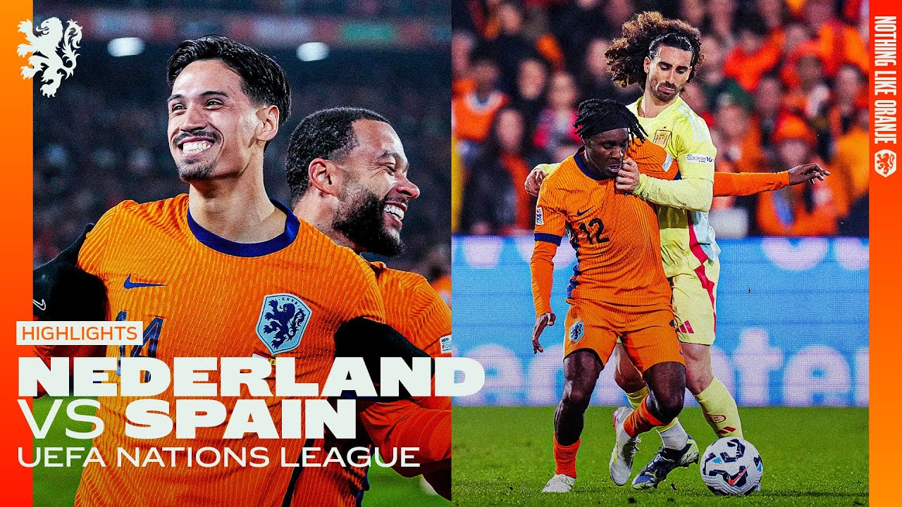 CLASH ONE ⚔️ in the #NationsLeague quarter-final! 🇳🇱🇪🇸 | Highlights Nederland - Spain