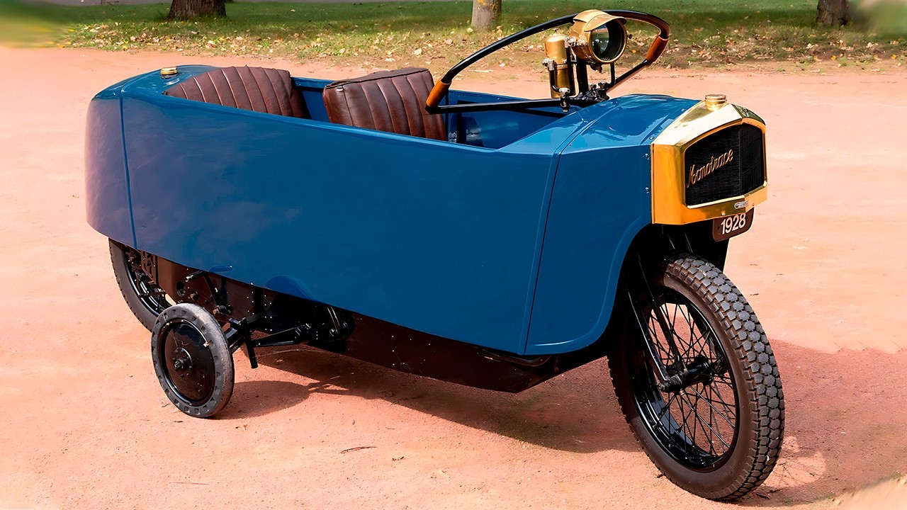 1924 Monotrace Torpédo Biplace: The Strangest Two-Wheel Car You’ve Never Seen