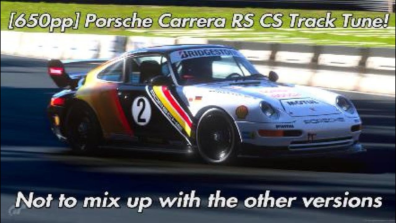 [650pp] Porsche Carrera RS CS Track Tune 1.10 Physics