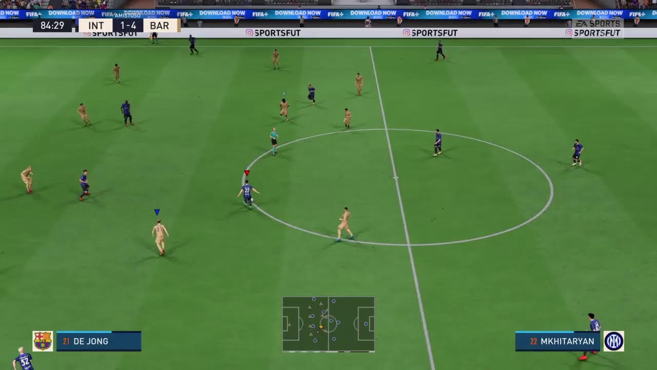 Inter VS Barcelona - FIFA 2023 - #Gameplay #Live