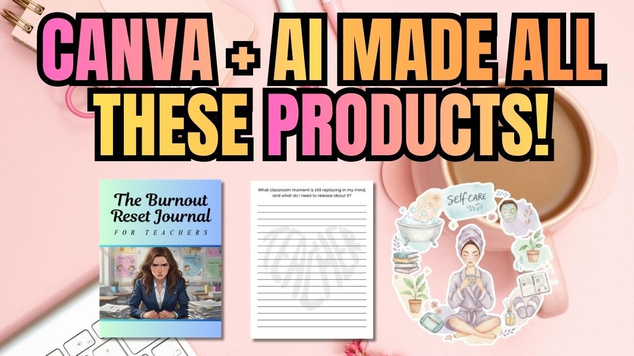 I Created 3 Digital Products Using AI and Canva Quick & Easy - Make Money Selling them on Etsy