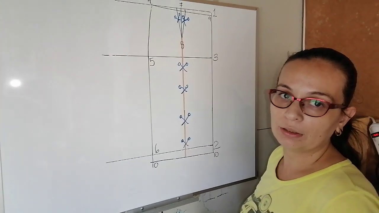 Trazo de Falda con paletón en abertura (atrás y adelante)