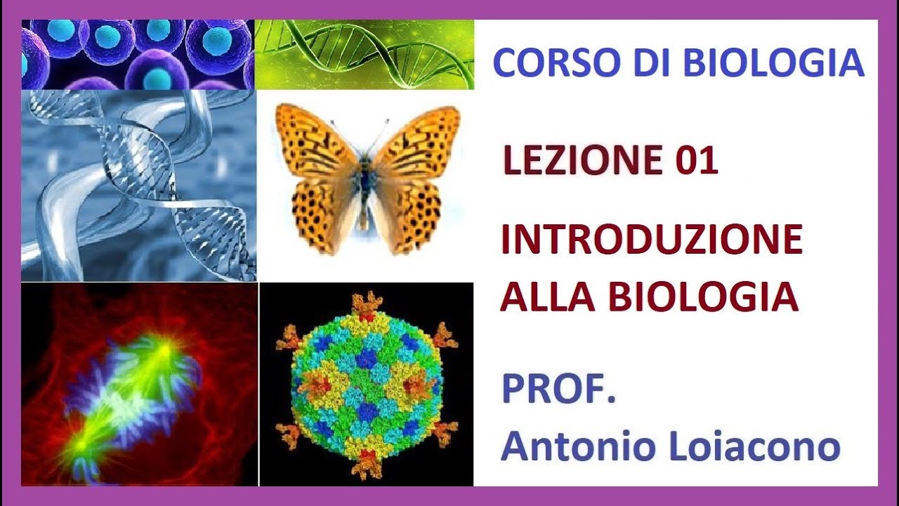 CORSO DI BIOLOGIA - Lezione 01 - INTRODUZIONE ALLA BIOLOGIA - I° Liceo