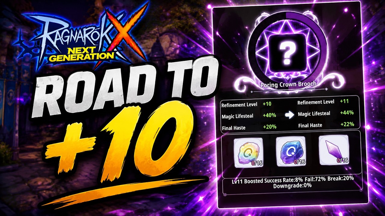 [ROX GLOBAL] Road to +10 Refine! - Ragnarok X: Next Generation Global