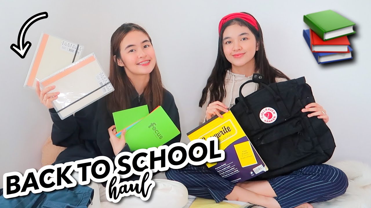 BACK TO SCHOOL SUPPLIES HAUL + ONLINE CLASSES!!  | Princess And Nicole
