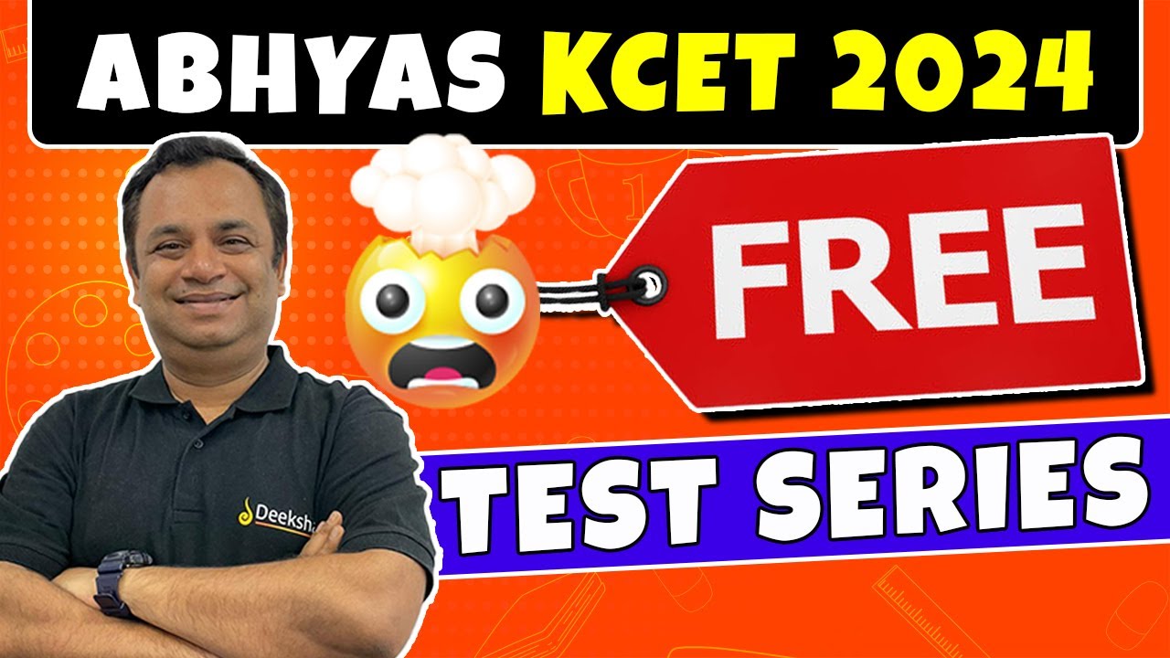Abhyas KCET 2024 Test Series | Conquer KCET with 8 Free Mock Tests