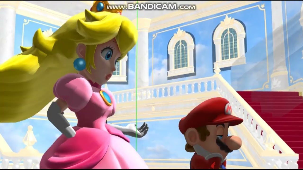 MMD Super Mario Mario Luigi Peach Disturbia