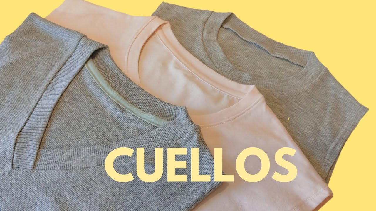 CUELLOS TUTORIAL #telarib #telaelastica #costura