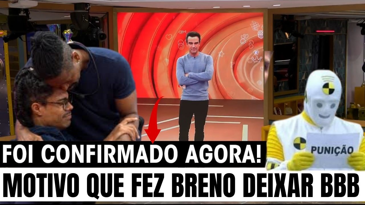 BBB 26: ISSO INCOMODOU À TADEU E PREOCUPA A GLOBO? CLIMA TENSO MOTIVO QUE FEZ BRENO DEIXAR A CASA