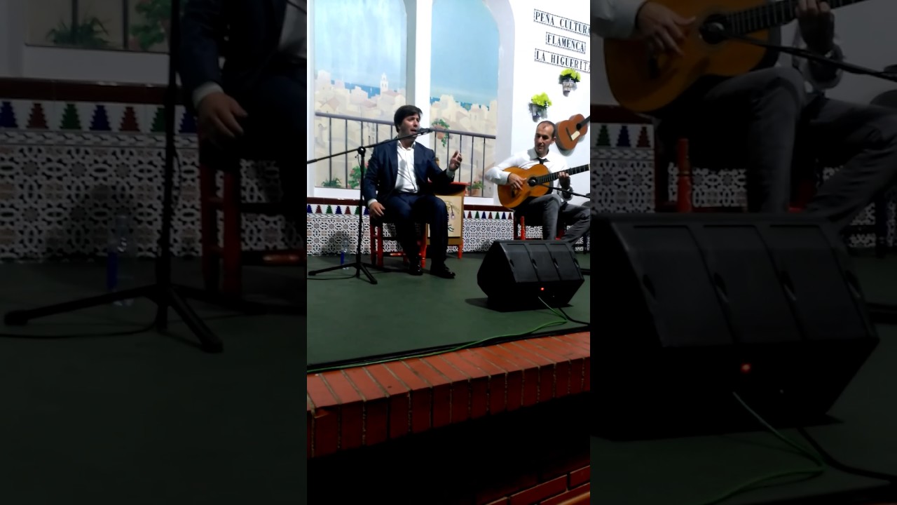 Sebastián Cruz en la Peña Flamenca La Higuerita