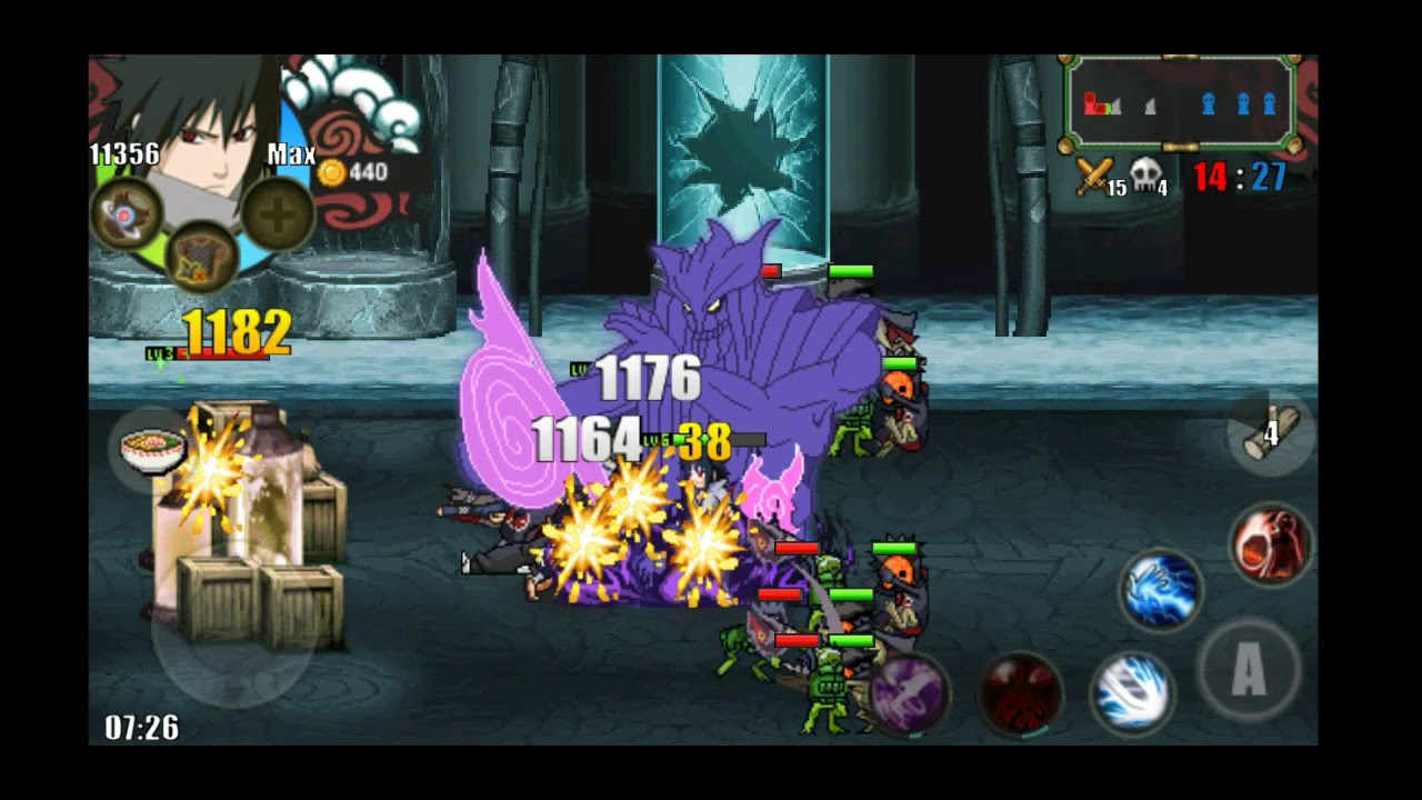Naruto senki : sasuke-gameplay