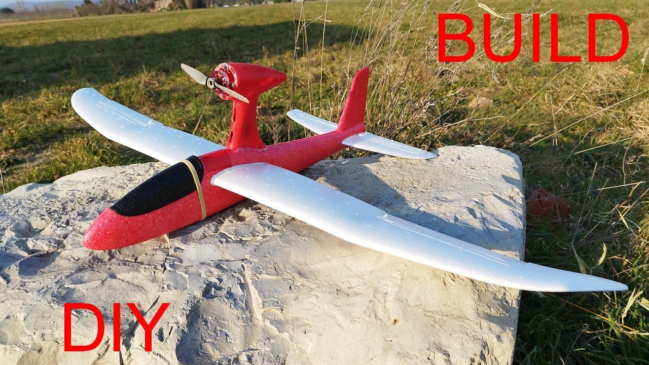 Comment transformer un Planeur lancer main aliexpress en Planeur RC  pour pas cher Glider Modify
