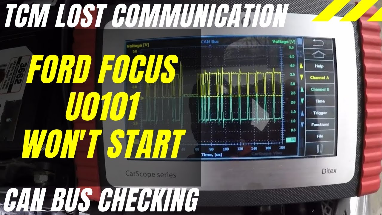 Ford Focus won't start - U0101 - Lost Communication With TCM - Parking Aid Module Fault