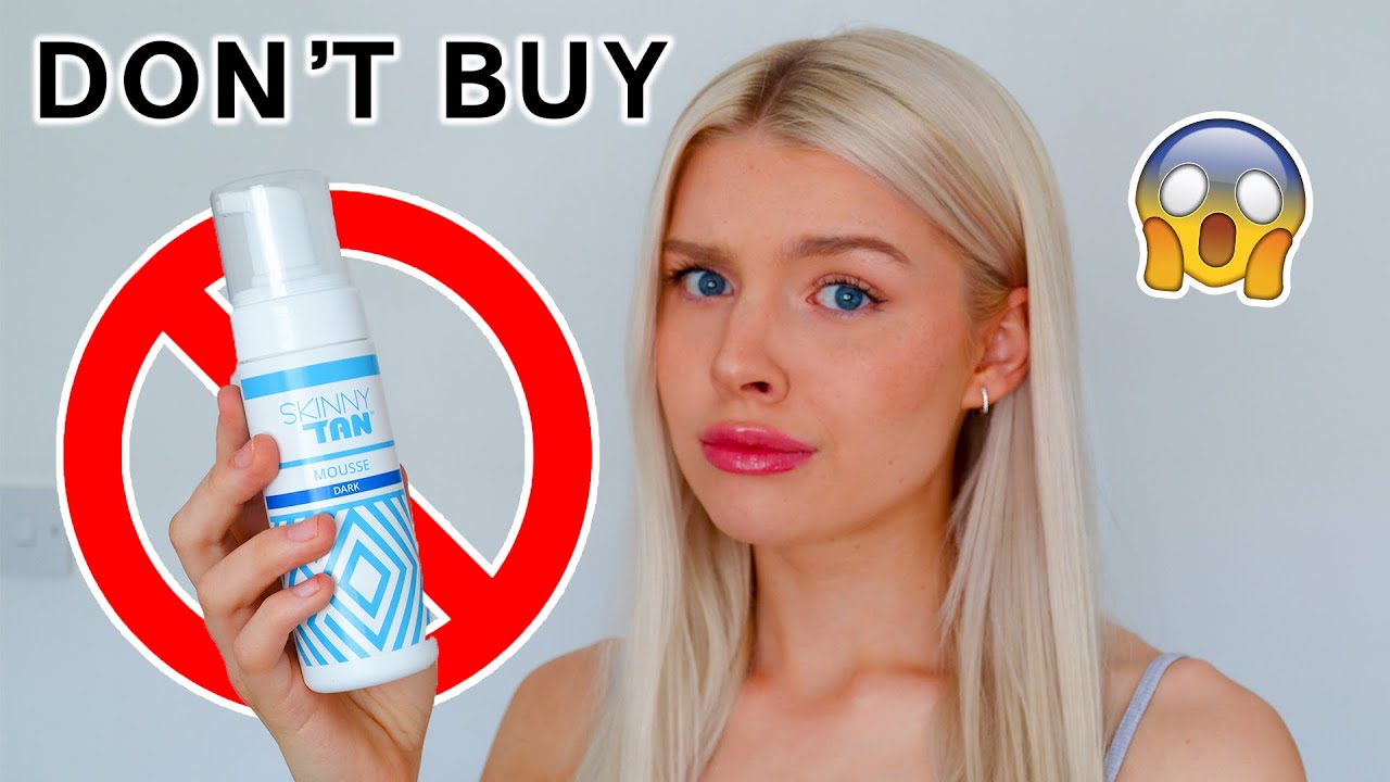 SKINNY TAN DARK MOUSSE REVIEW | DON'T BUY UNTIL YOU WATCH THIS VIDEO