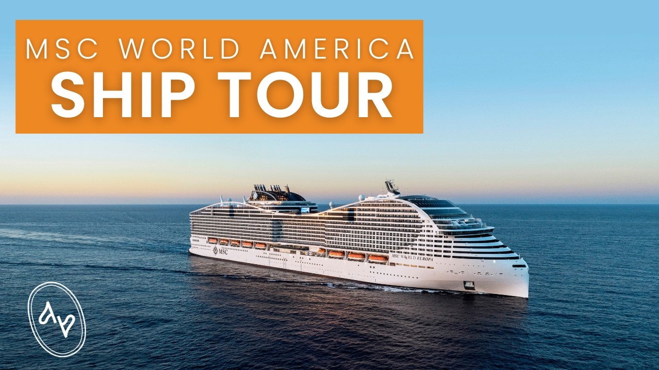 MSC WORLD AMERICA - Visite à pied du navire - Visite du navire COMPLETE ! SHIP TOUR
