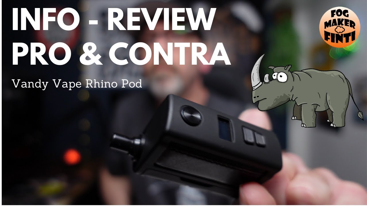 Vandy Vape Rhino Pod Kit | Umsteiger Pod System | Info Review E Zigarette