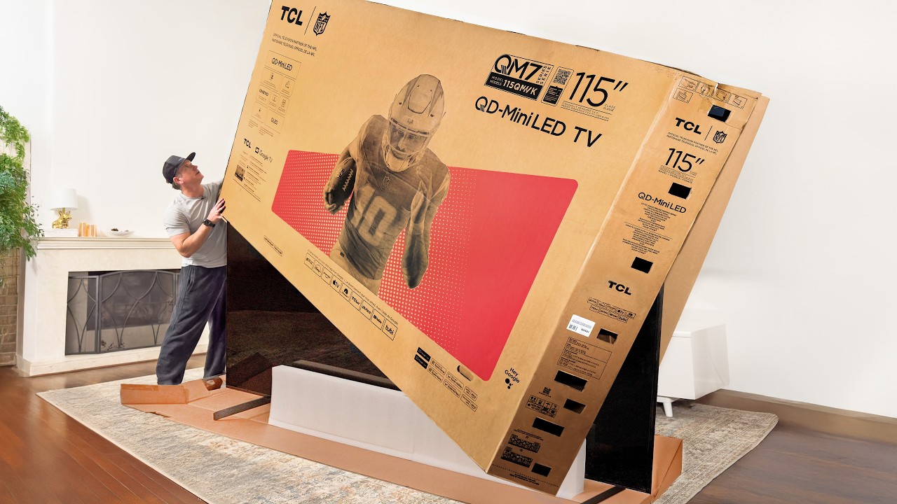 This 115-Inch TV Was Never Meant to Go Back in the Box!