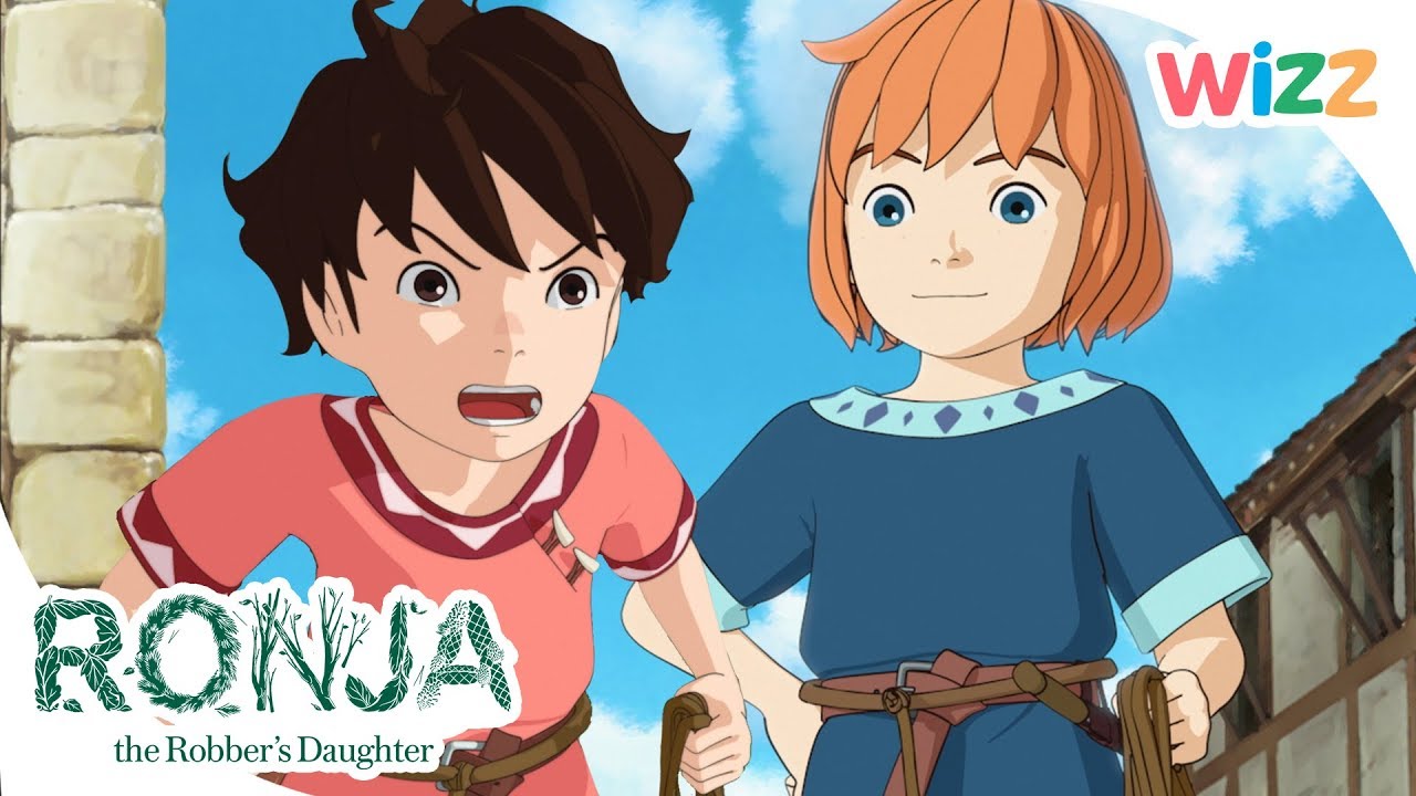 Studio Ghibli | Ronja meets Birk for the First Time | @RonjatheRobbersDaughter  | Wizz