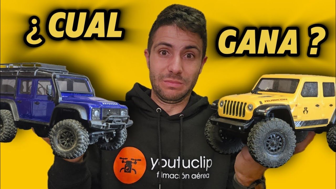 Traxxas Trx4 m VS Axial scx 24 !!CRAWLER COMPITEN¡¡