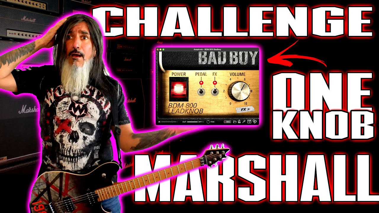 Can a ONE KNOB Marshall Amp Sound ANY GOOD???!!! I Took The Bogren Ampknob CHALLENGE!?…