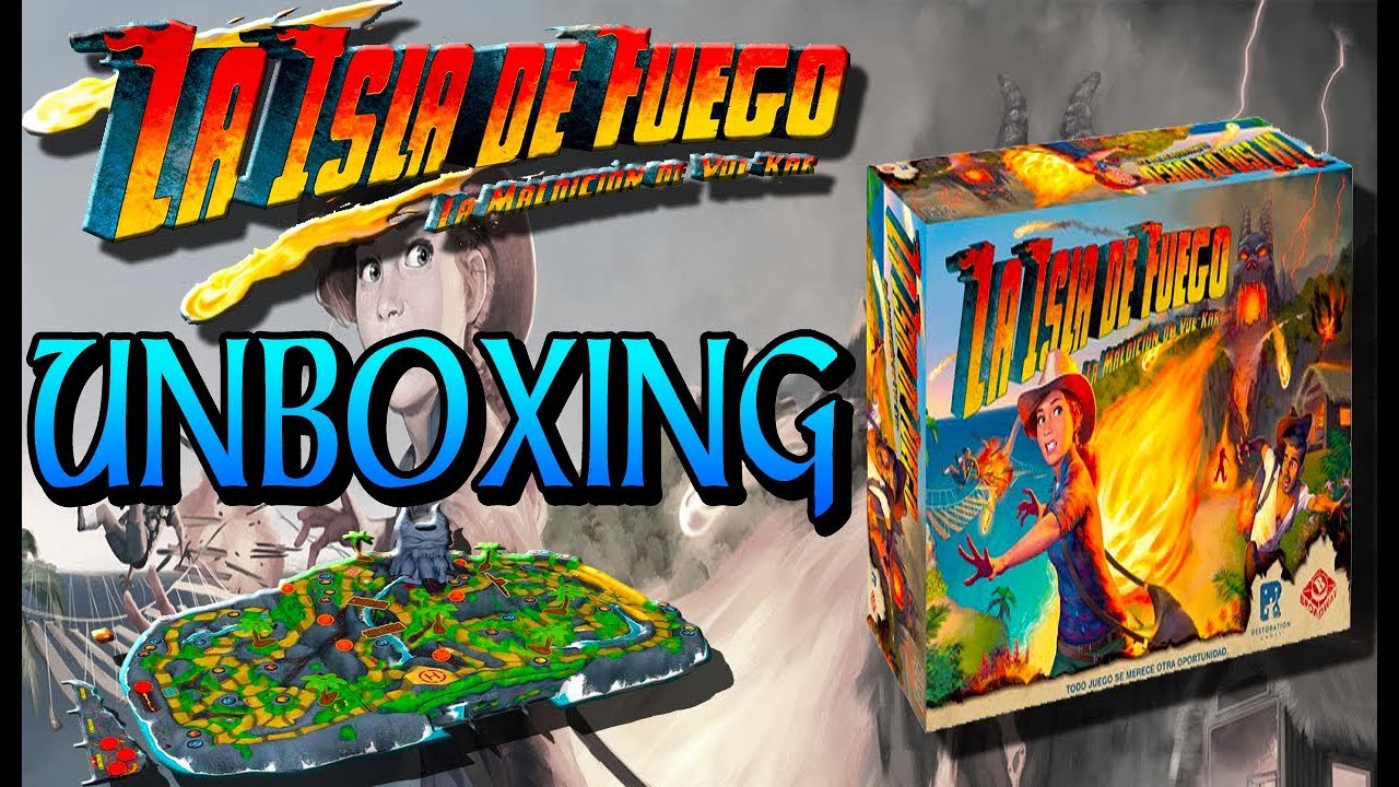 La Isla De Fuego Unboxing Español- Tu Turno