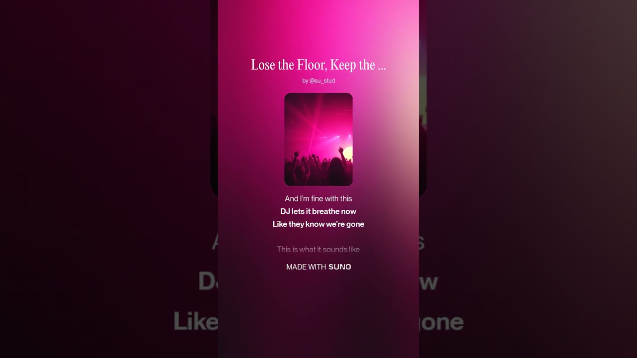 Lose the Floor, Keep the Feeling