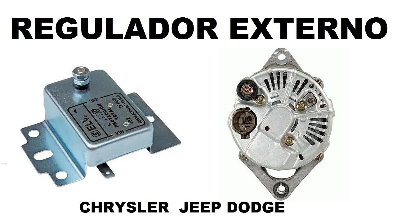 COMO INSTALAR REGULADOR DE VOLTAJE EXTERNO CHRYSLER JEEP DODGE