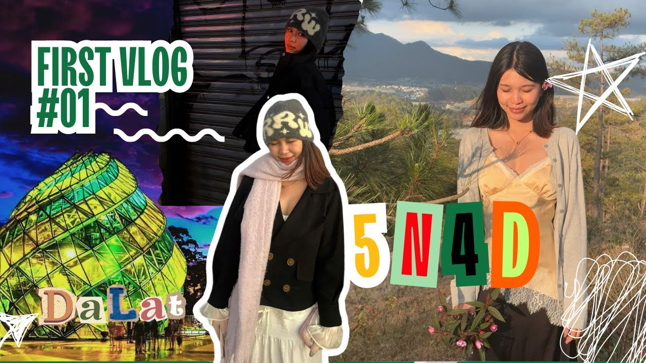 5N4D Đà Lạt cùng nhóm bạn đi đâu, ăn gì ??? 🚌🚌| Delwyn N
