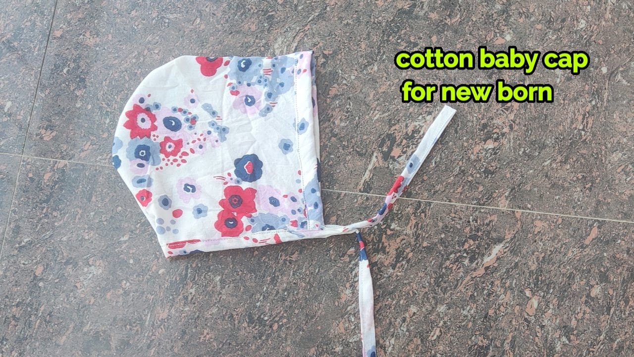 cotton baby cap for new born // infant wear cap for summer🌞🏖️/ टोपी नवजात शिशु की।
