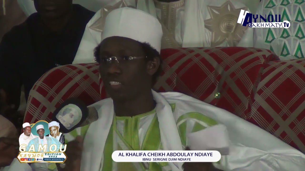 Gamou Kaymor 2023 Al khalifa El Hadji Abdoulaye Ndiaye Ibnu Serigne Djim Ndiaye