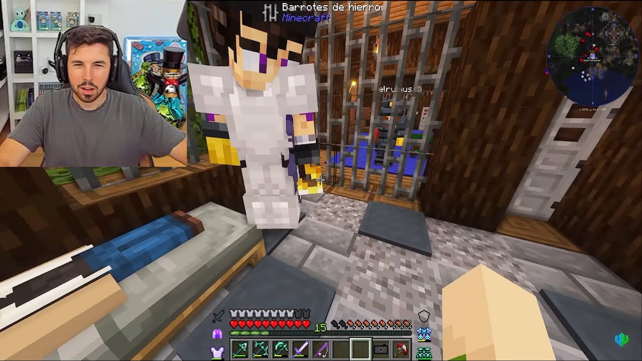 RUBIUS encarcela a VEGETTA y WILLY (se desconecta) 😆 | Karmaland 5