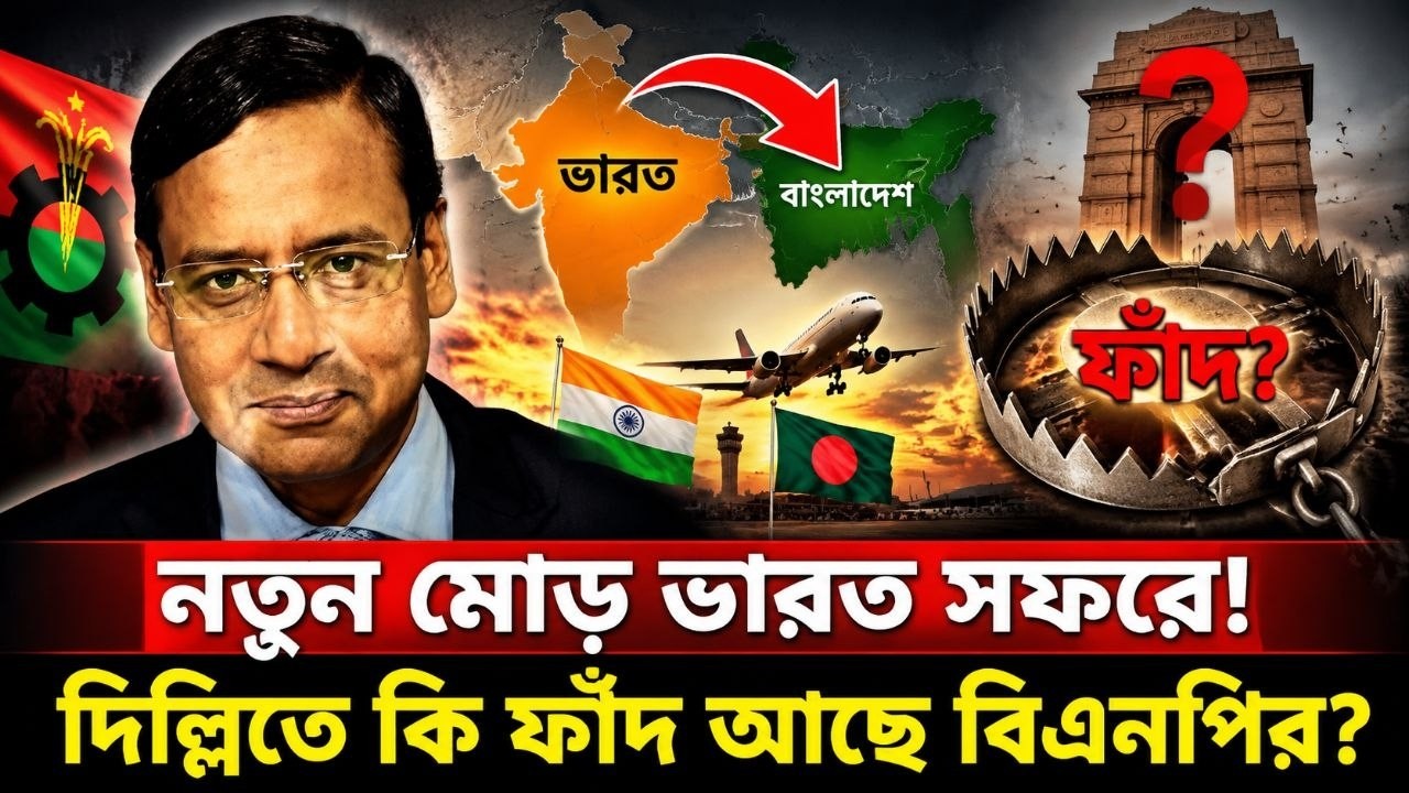 ভারত সফরে তারেক রহমানের অনীহা কেন ! দিল্লীতে কি তার জন্য ভয়ংকর কোন ফাঁদ পাতা হয়েছে !