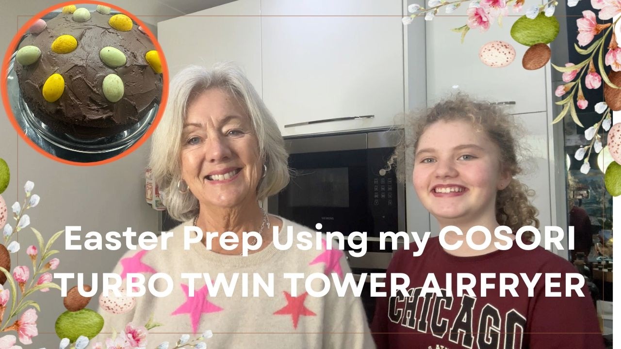 Пасхальный шоколадный торт в аэрогриле COSORI TURBO TWIN TOWER