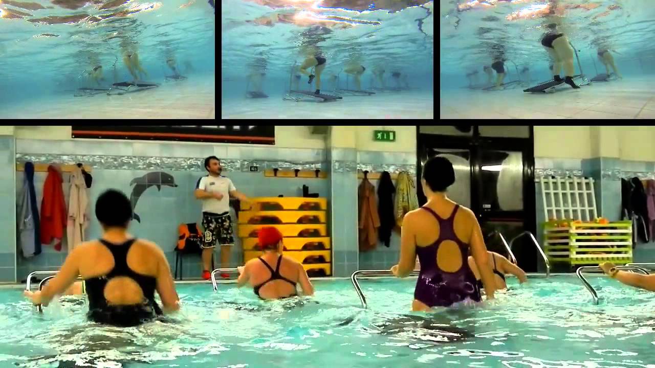 Fitness in acqua con Steeve