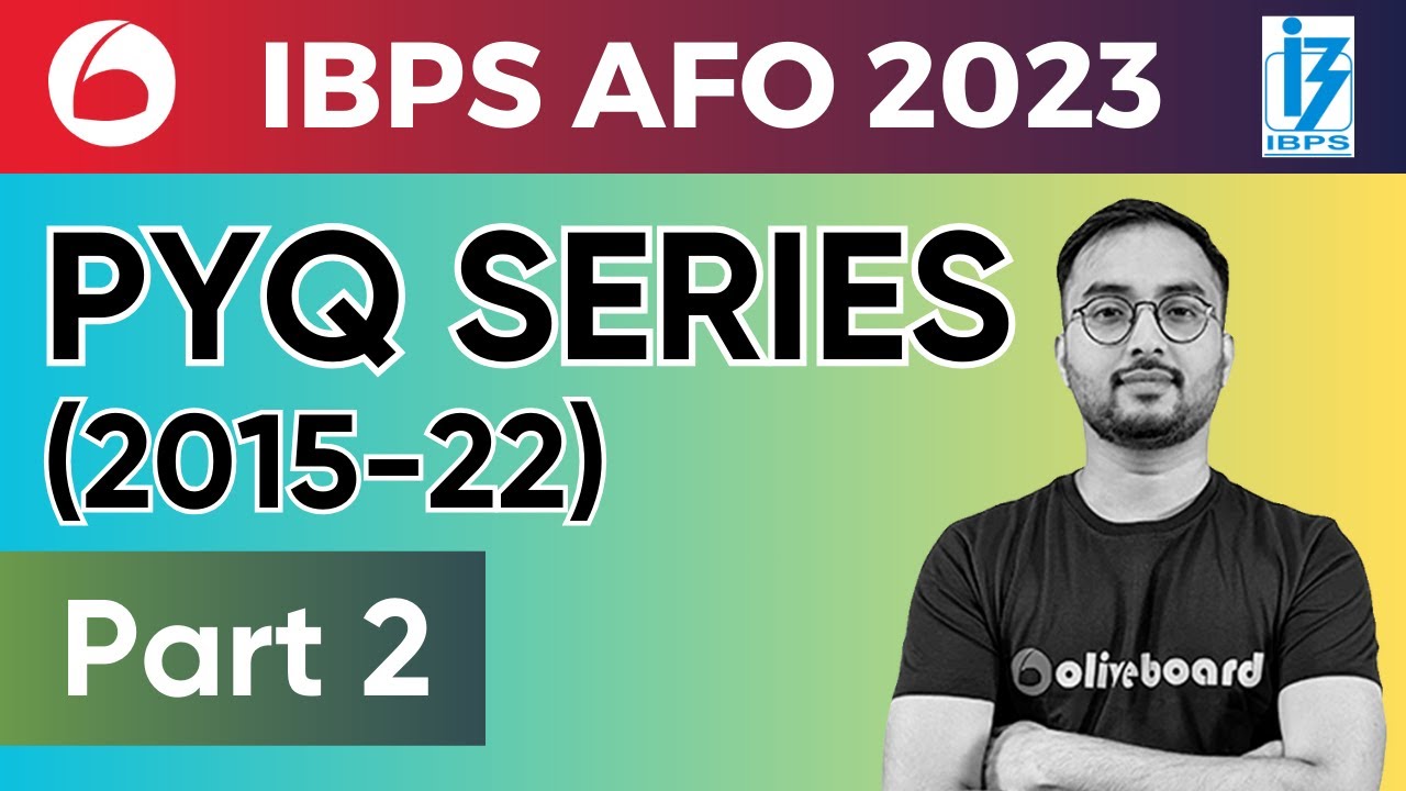 IBPS AFO 2023 Practice Series | IBPS PYQs For IBPS AFO Mains 2023 | IBPS AFO 2023 | Suraj Sir