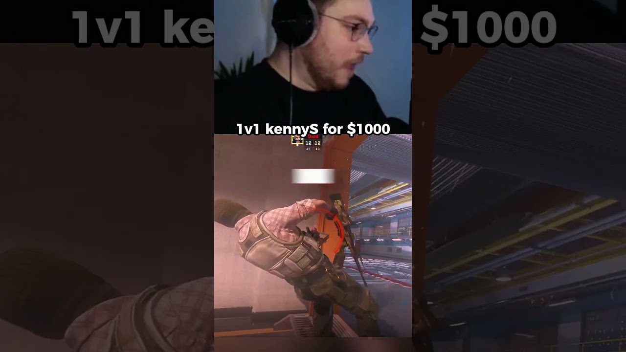 Играю с kennyS 1 на 1 за 1000 долларов 😳