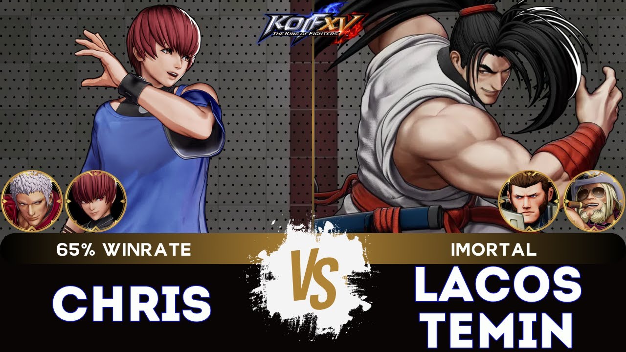 KOF XV ▰ CHRIS (Chris/O.Chris/O.Yashiro) 🆚 LACOSTEMIN (Maxima/Haohmaru/Antonov)🎞️Replay Match -12/25