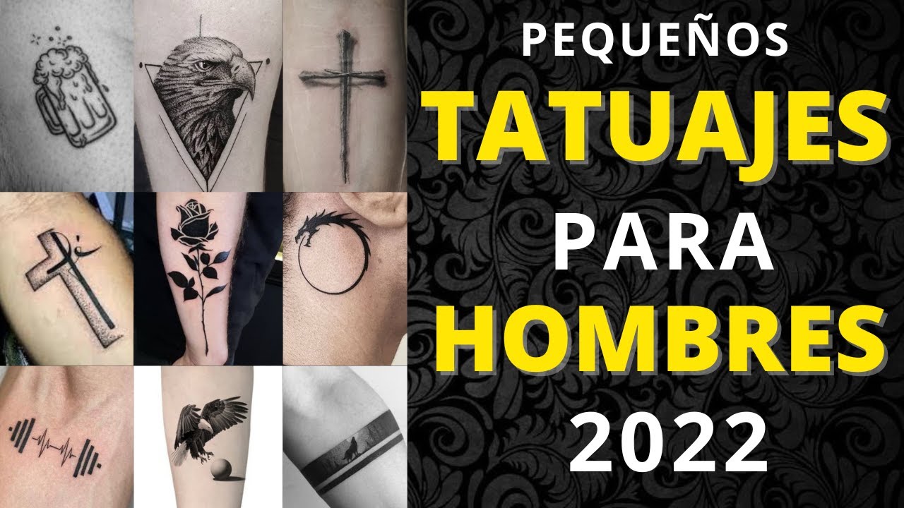 Pequeños tatuajes para hombres 2022 / Tattoos para hombres / Ideas y diseños / Golden Tattoo