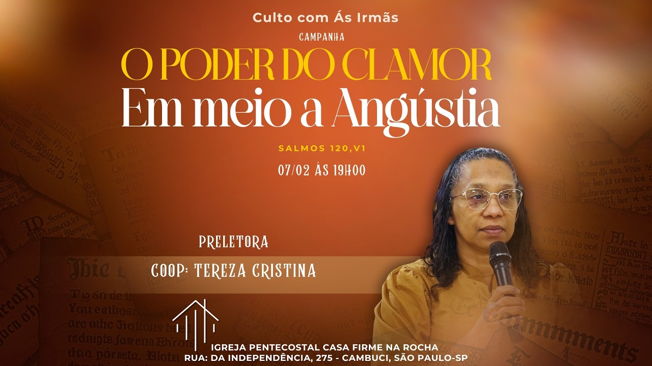 Culto Ao-Vivo l Sábado Com Ás Irmãs l @IPCROFICIAL